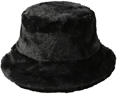 fur bucket hat